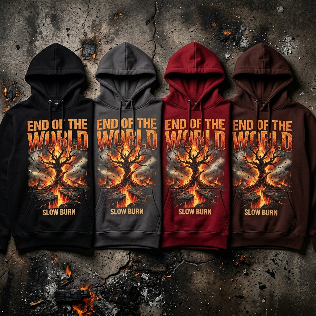 Slow Burn — End Of The World Hoodie — design 2