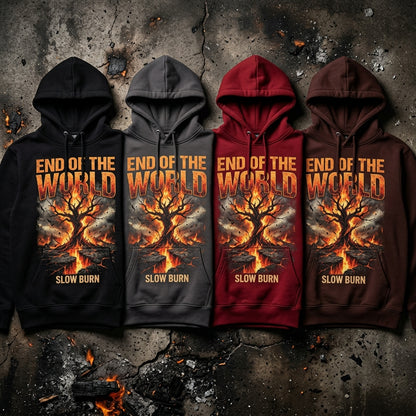 Slow Burn — End Of The World Hoodie — design 2