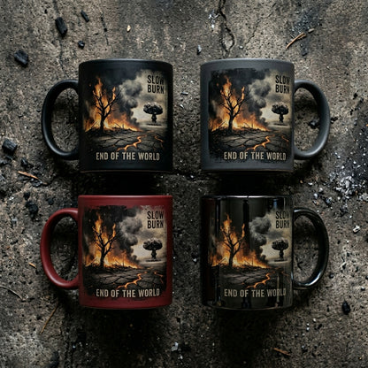 Slow Burn — End Of The World Mug — design 2
