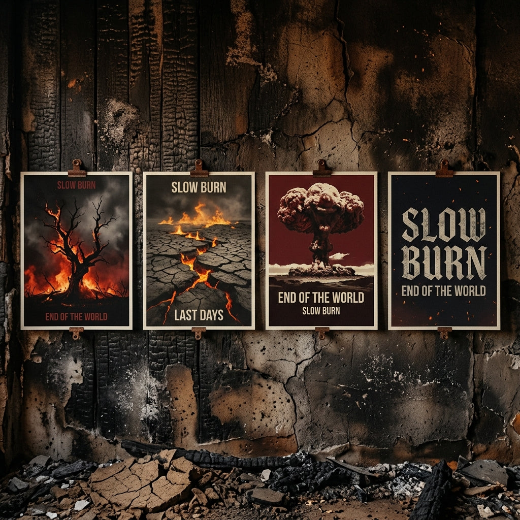 Slow Burn — End Of The World Poster — design 2