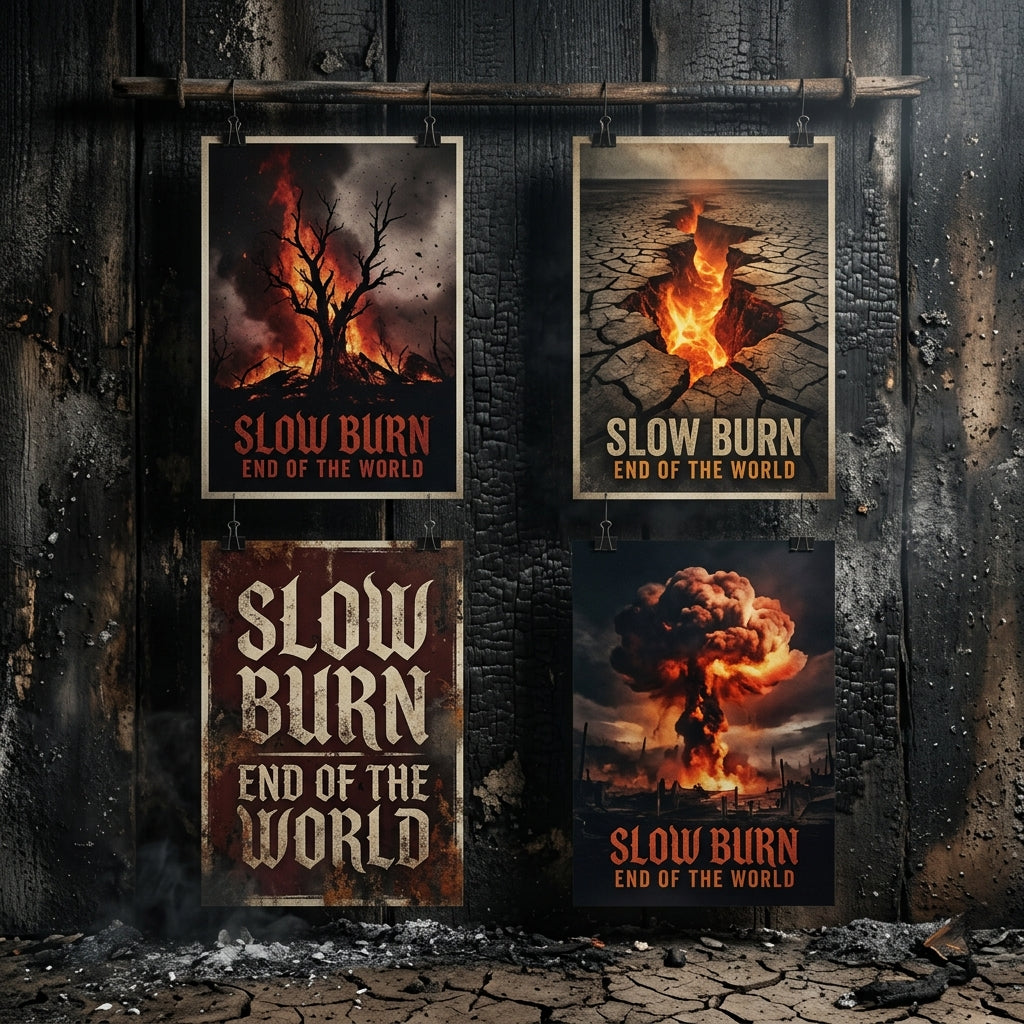Slow Burn — End Of The World Poster — design 3