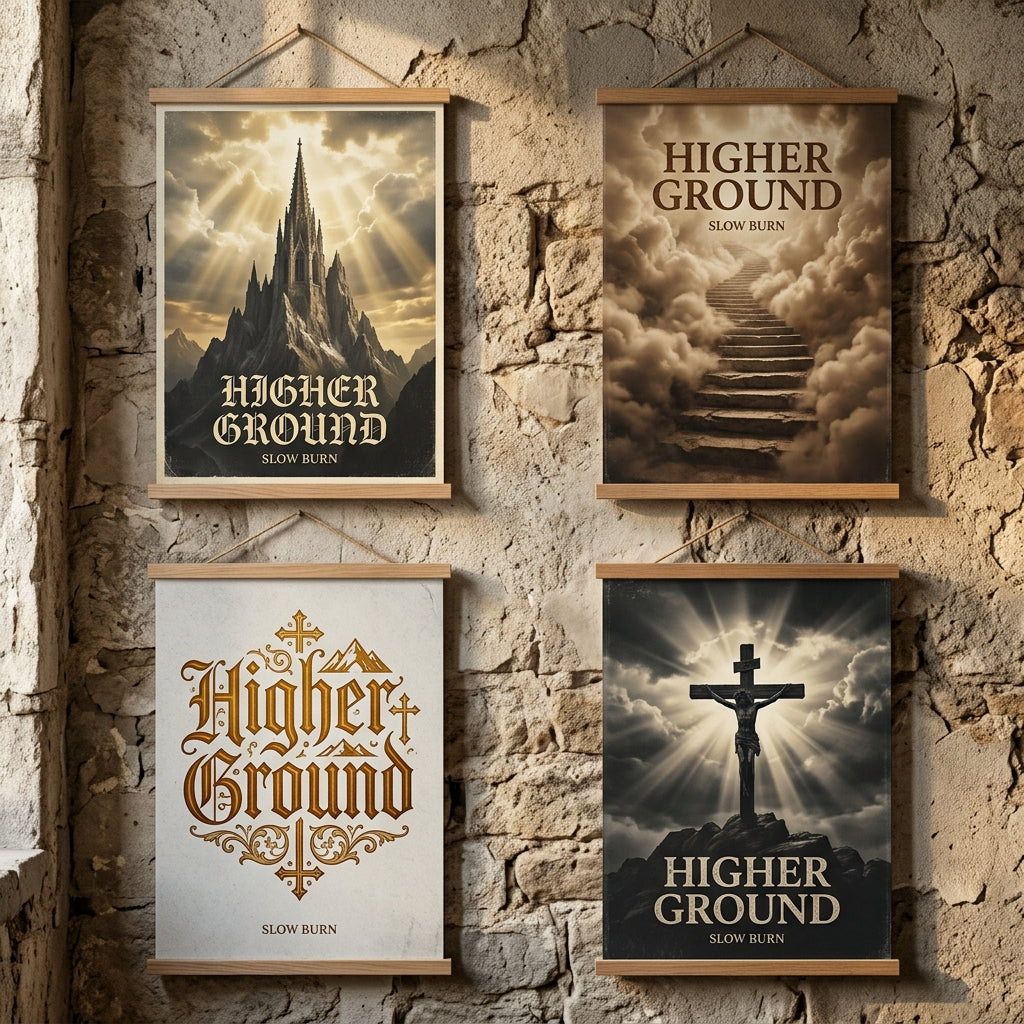 Slow Burn — Higher Ground Poster — design 1