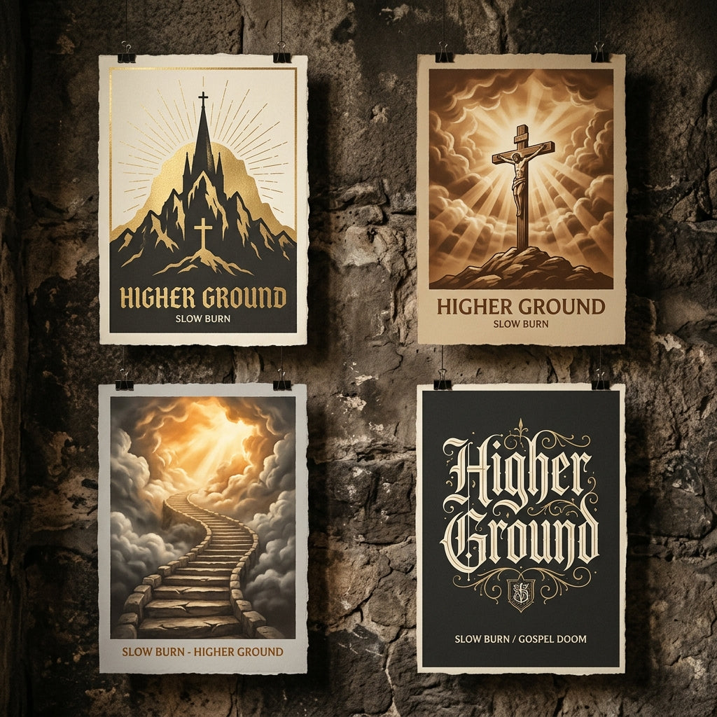 Slow Burn — Higher Ground Poster — design 2