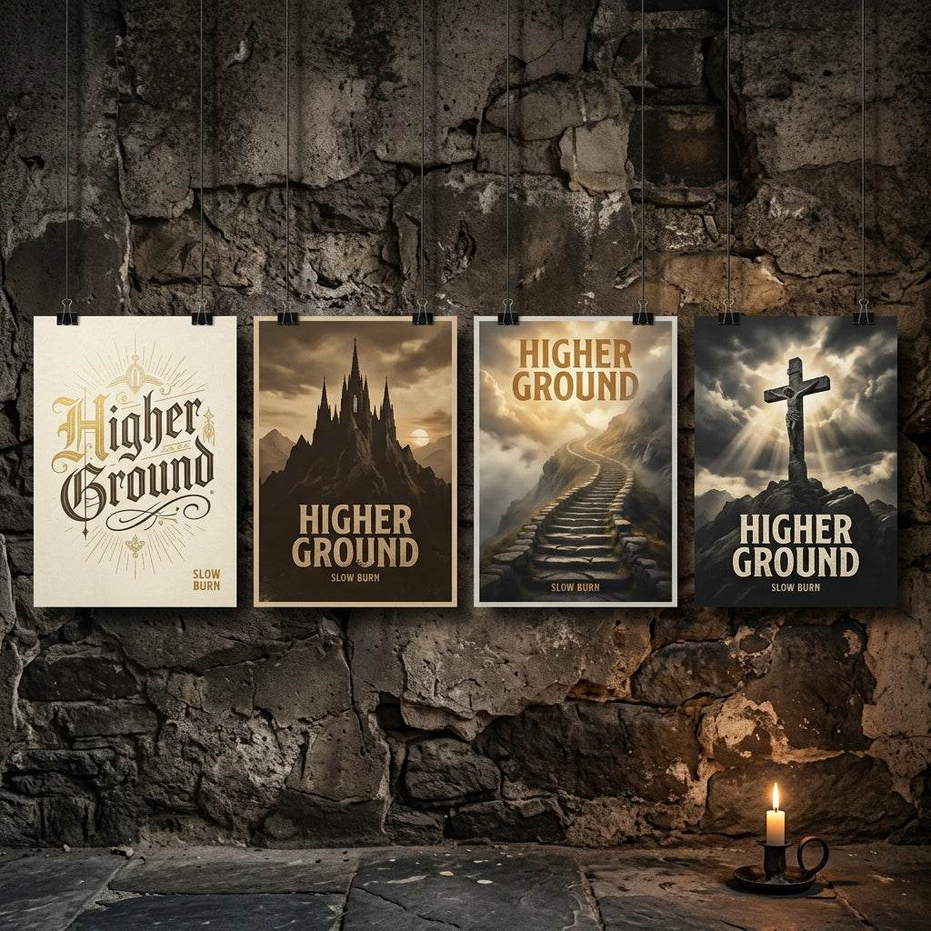 Slow Burn — Higher Ground Poster — design 3