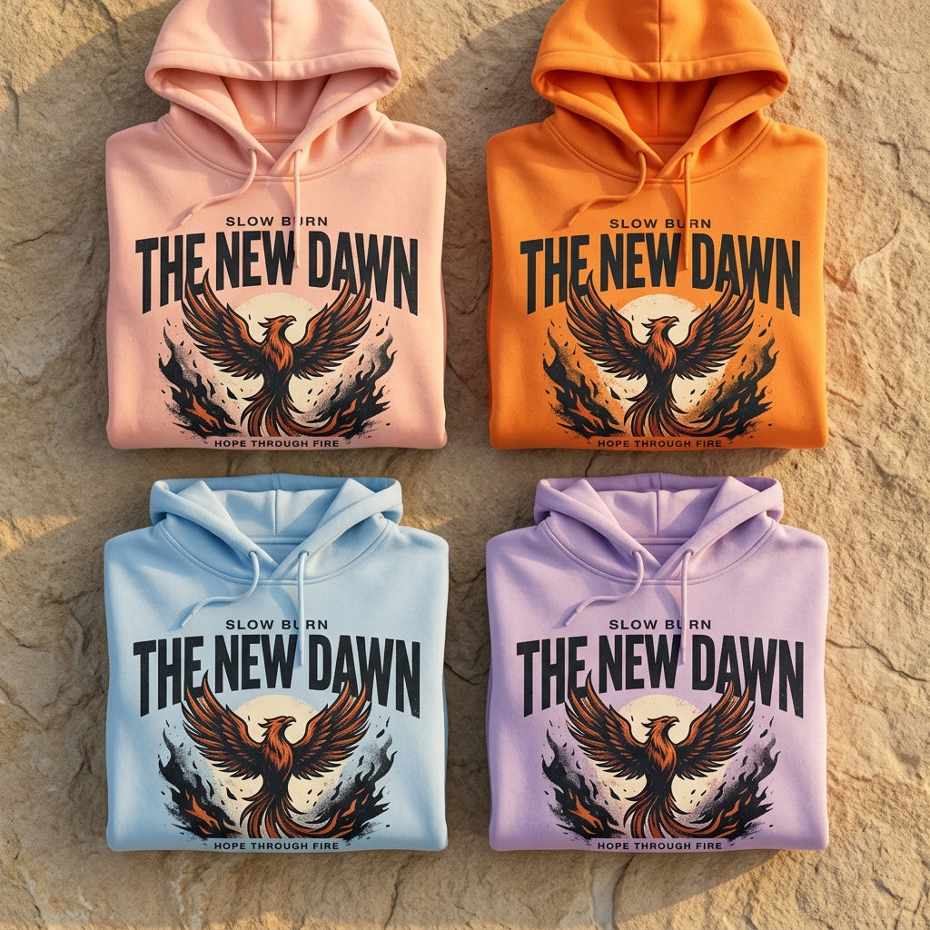 Slow Burn — The New Dawn Hoodie — design 3