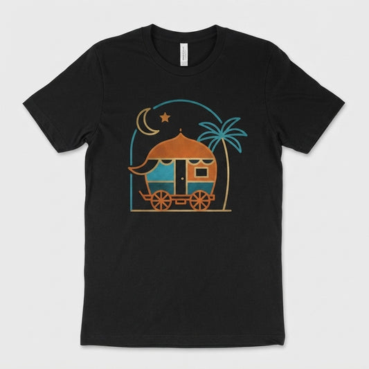 caravan jazz saffron mirage tee