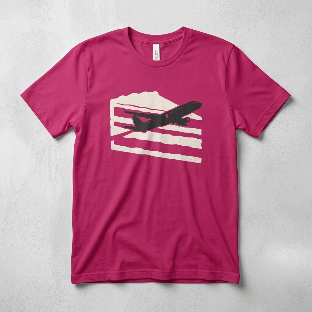 cheap flights to nowhere raspberry cake tee