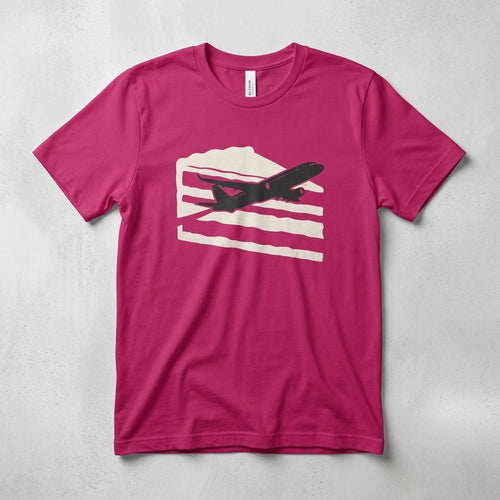 Cheap Flights To Nowhere — Raspberry Cake Tee
