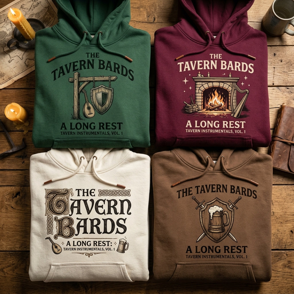 The Tavern Bards — A Long Rest: Tavern Instrumentals, Vol. 1 Hoodie — design 3