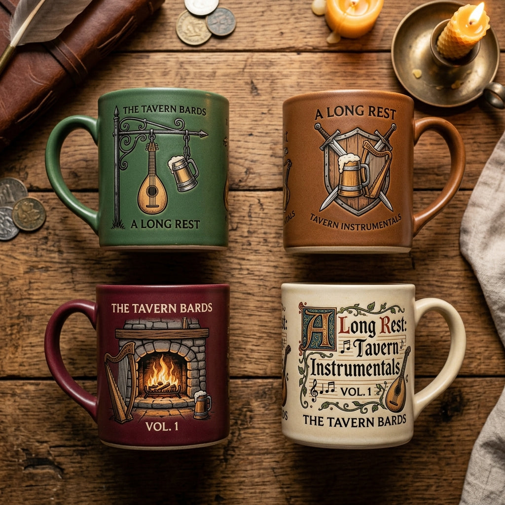 The Tavern Bards — A Long Rest: Tavern Instrumentals, Vol. 1 Mug — design 3