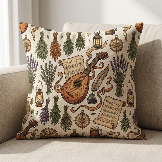 The Tavern Bards — A Long Rest: Tavern Instrumentals, Vol. 1 Pillow mockup