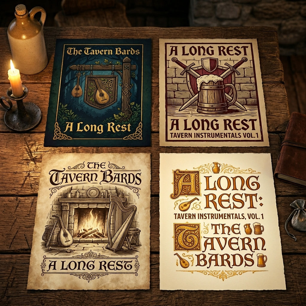 The Tavern Bards — A Long Rest: Tavern Instrumentals, Vol. 1 Poster — design 2