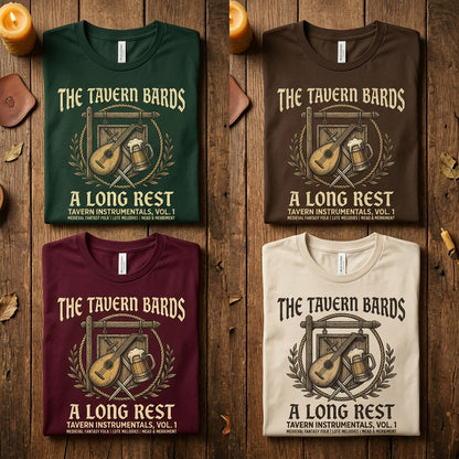 The Tavern Bards — A Long Rest: Tavern Instrumentals, Vol. 1 Tee — design 3