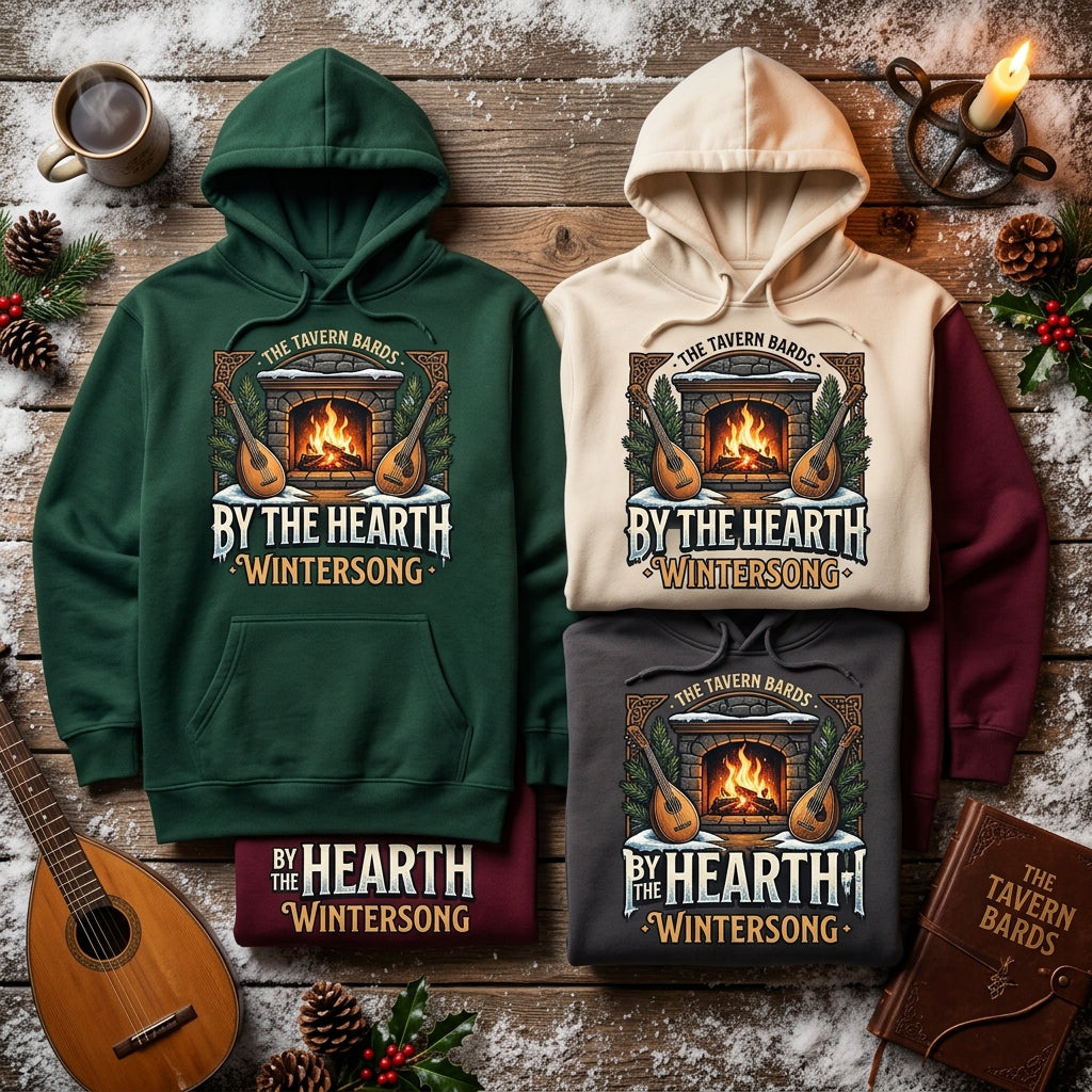 The Tavern Bards — By the Hearth: Wintersong Hoodie — design 3