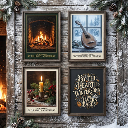 The Tavern Bards — By the Hearth: Wintersong Poster — design 2