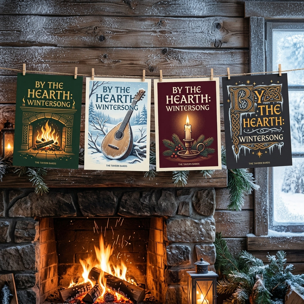 The Tavern Bards — By the Hearth: Wintersong Poster — design 3