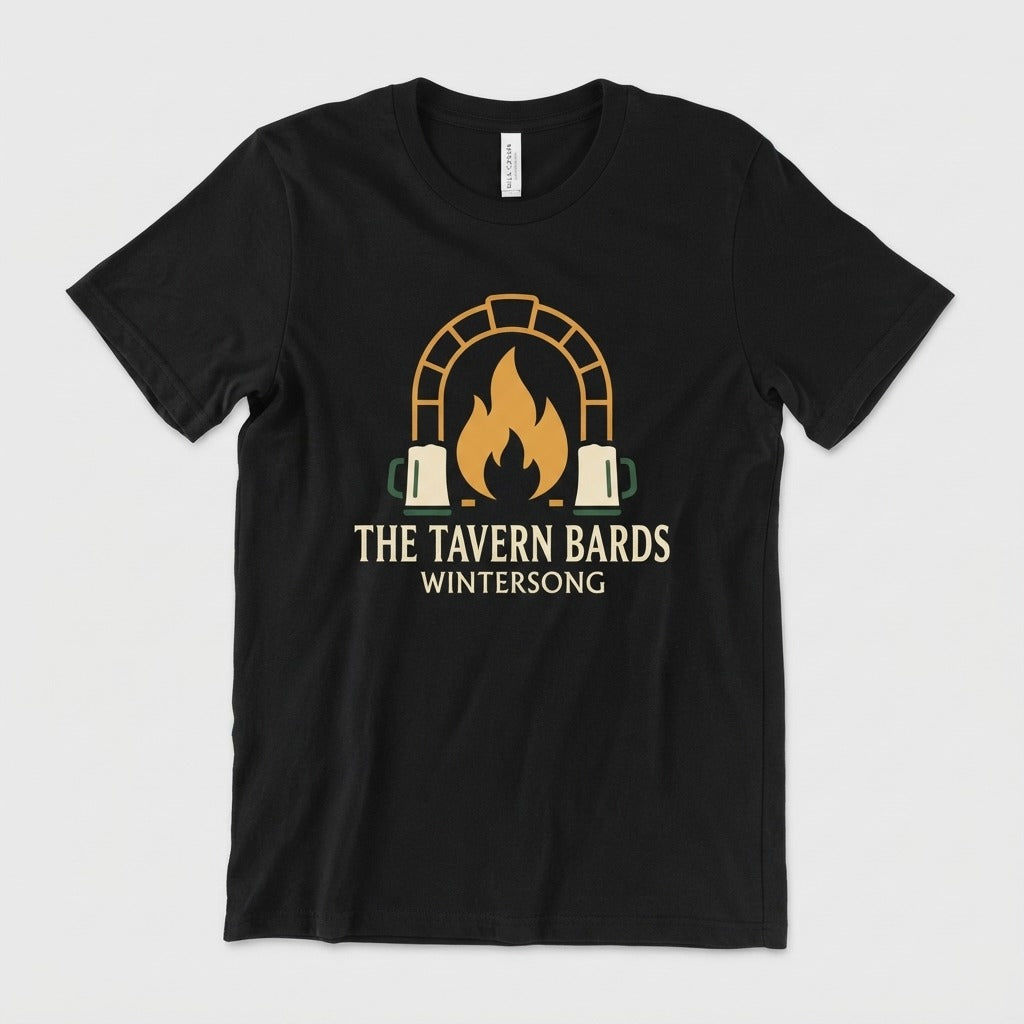 THE TAVERN BARDS — By the Hearth: Wintersong Tee mockup