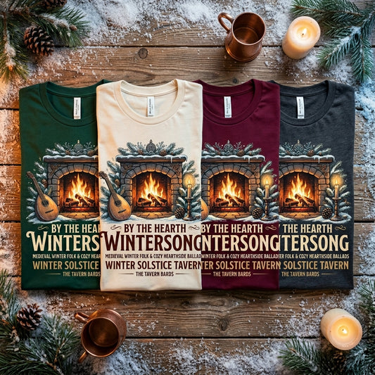 The Tavern Bards — By the Hearth: Wintersong Tee — design 1