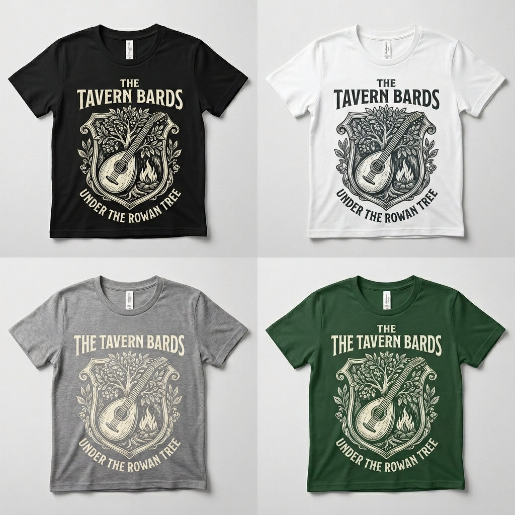 The Tavern Bards — Under The Rowan Tree Tavern Instrumentals Vol 2 Tee — design 3