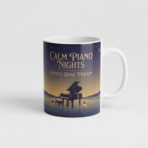 Calm Piano Nights — Gentle Dusk Therapy Tote