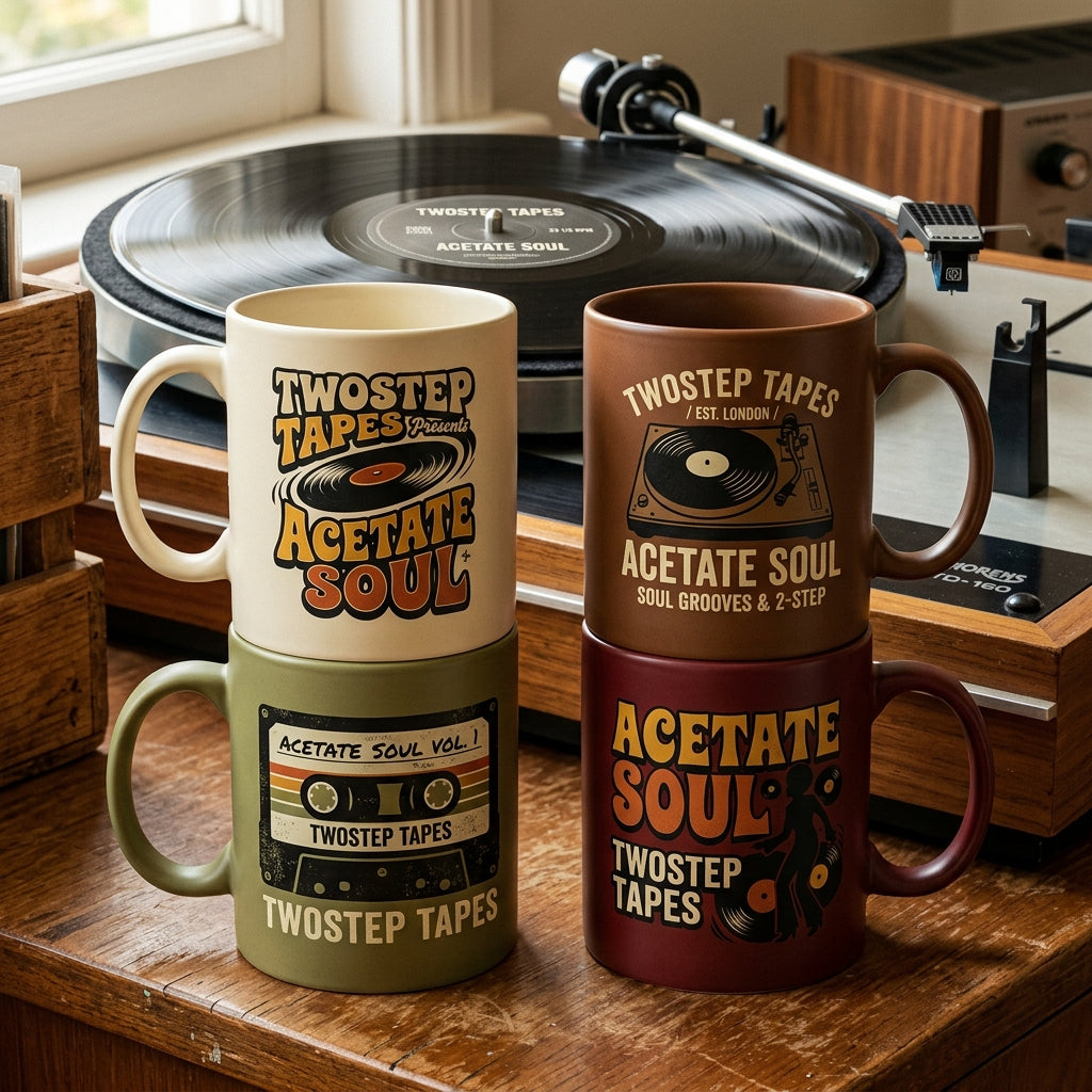 TwoStep Tapes — Acetate Soul Mug — design 1