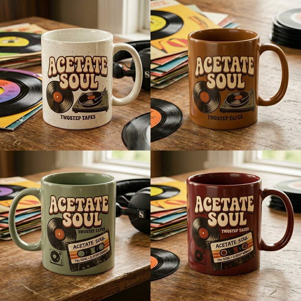 TwoStep Tapes — Acetate Soul Mug — design 2