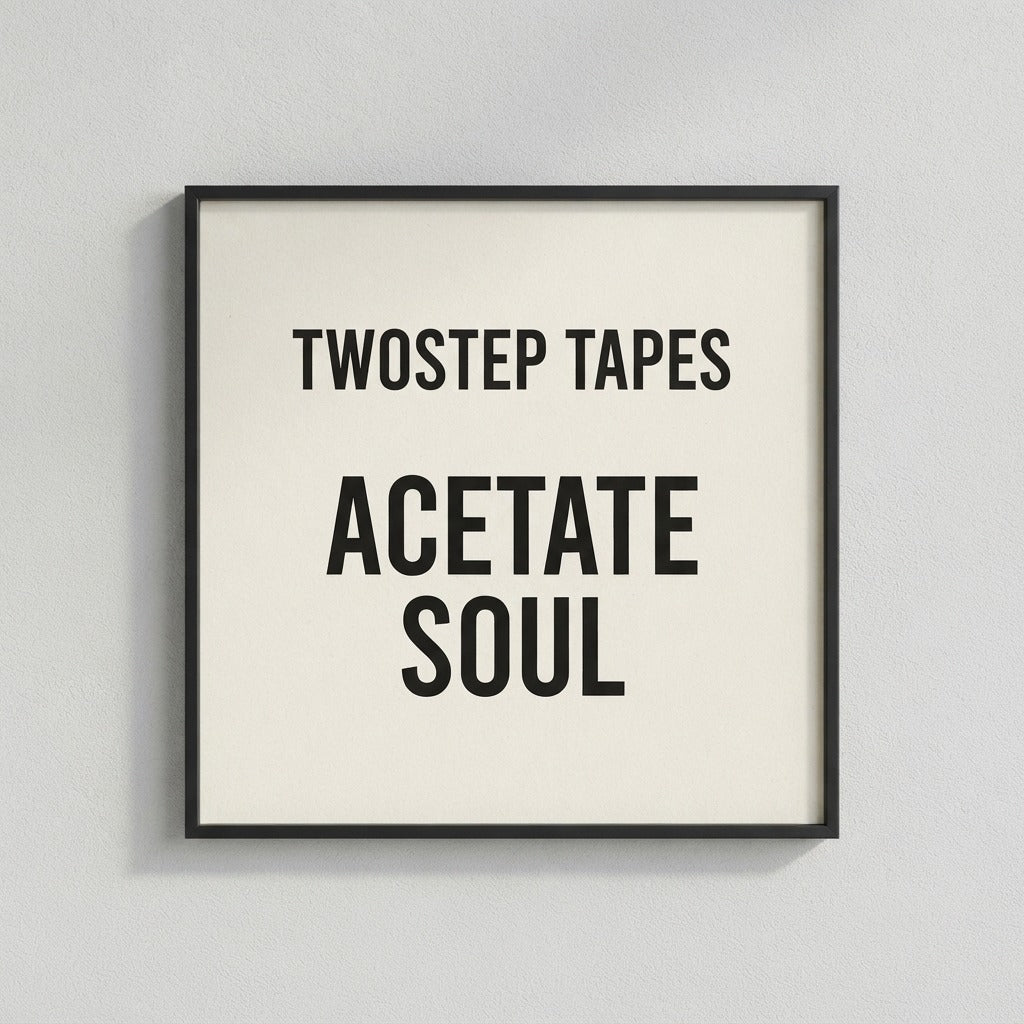 TWOSTEP TAPES — Acetate Soul Poster mockup