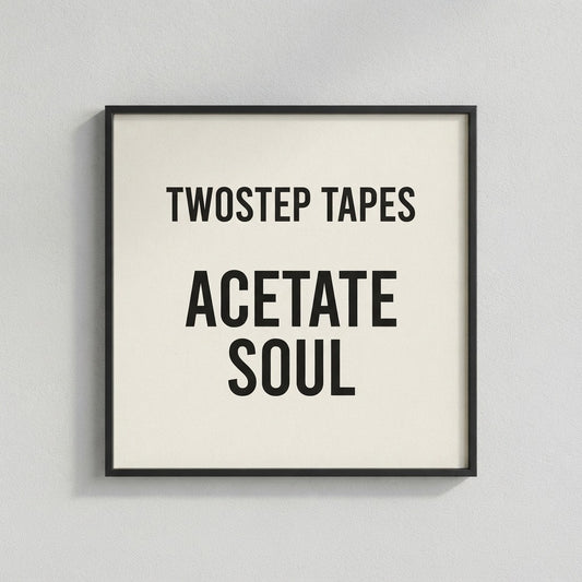 TWOSTEP TAPES — Acetate Soul Poster mockup