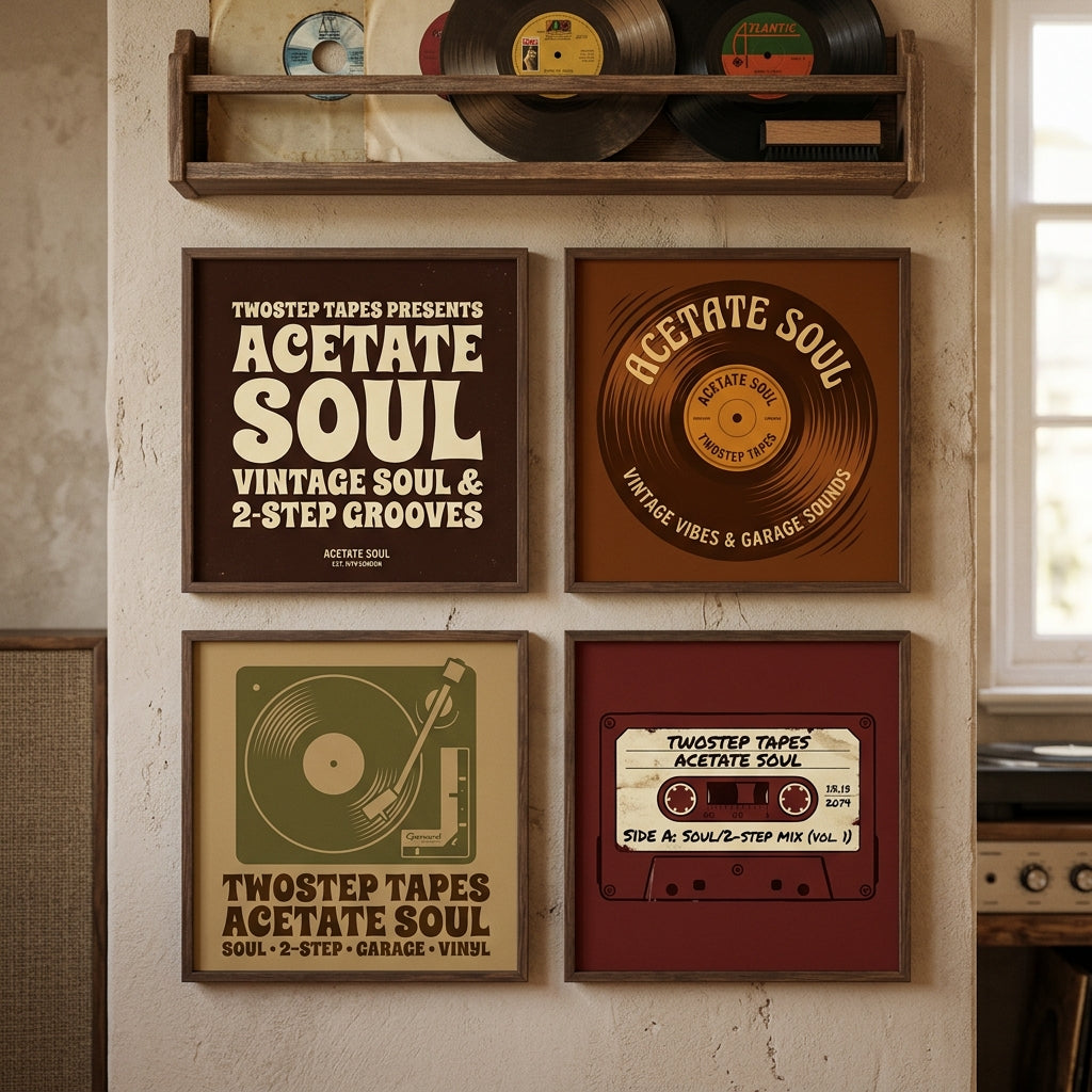 TwoStep Tapes — Acetate Soul Poster — design 1