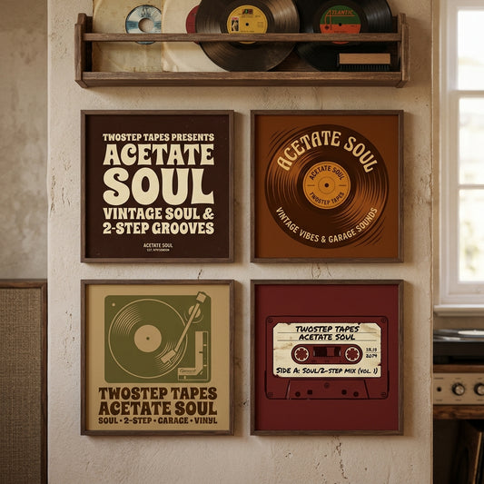 TwoStep Tapes — Acetate Soul Poster — design 1