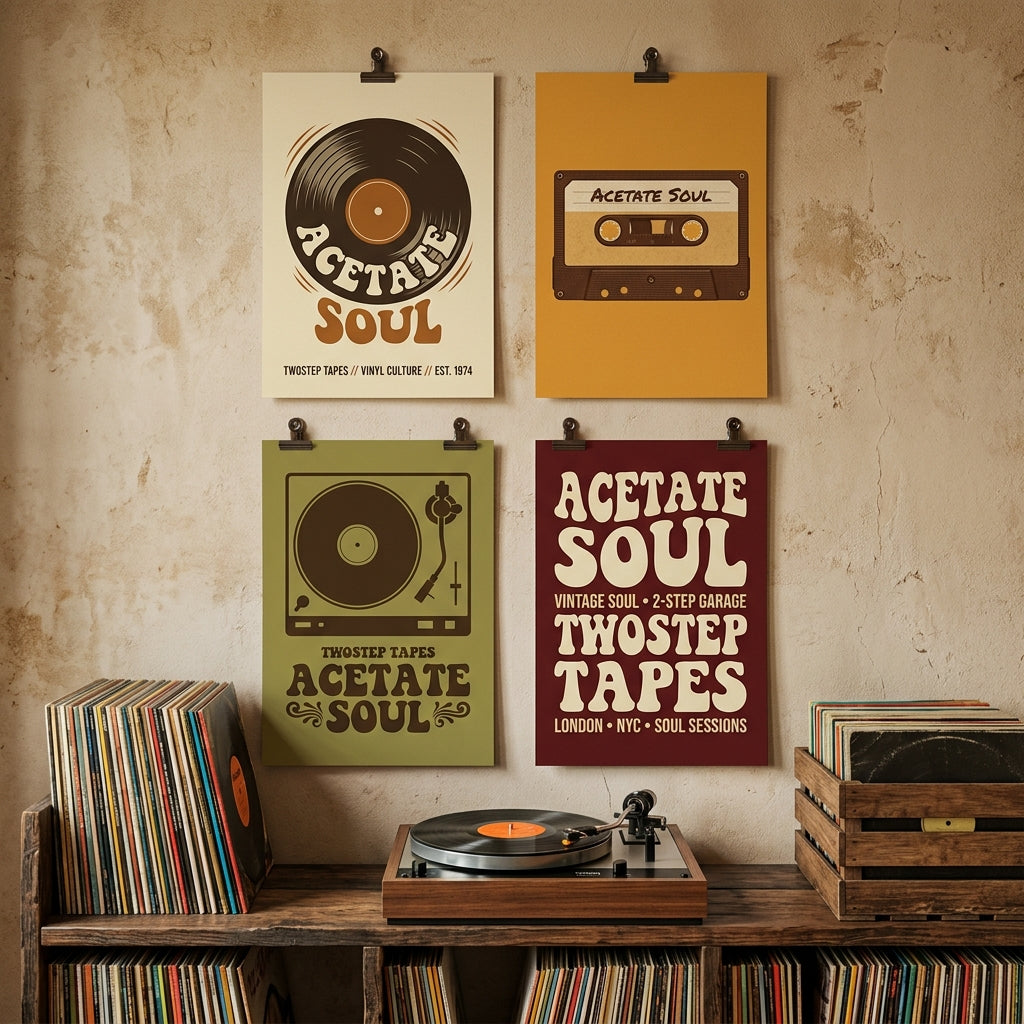 TwoStep Tapes — Acetate Soul Poster — design 2