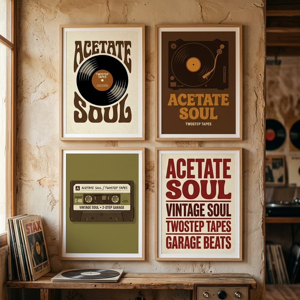 TwoStep Tapes — Acetate Soul Poster — design 3