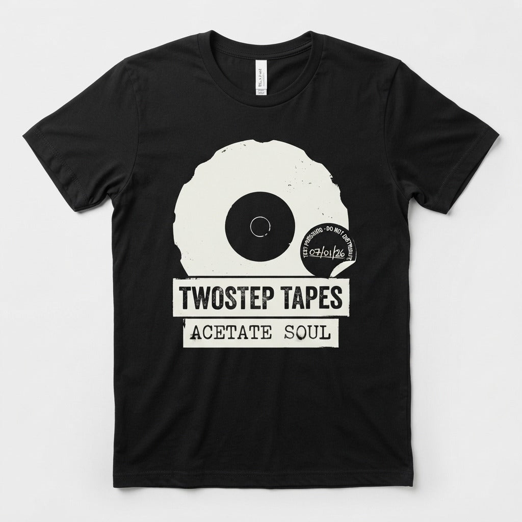 TWOSTEP TAPES — Acetate Soul Tee mockup
