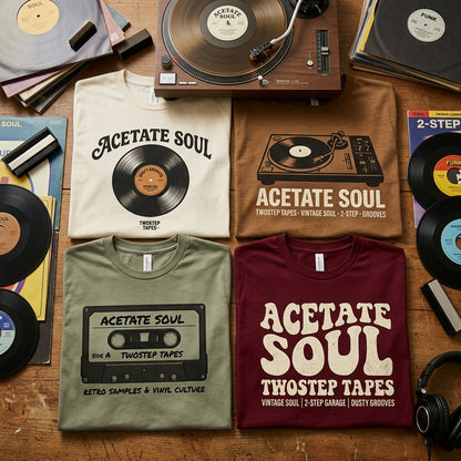 TwoStep Tapes — Acetate Soul Tee — design 1
