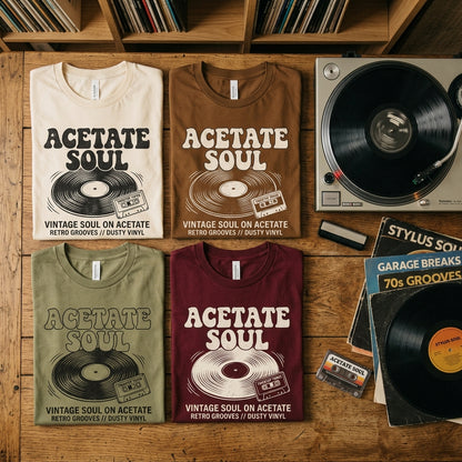 TwoStep Tapes — Acetate Soul Tee — design 2