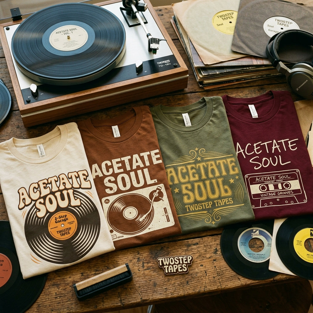 TwoStep Tapes — Acetate Soul Tee — design 3