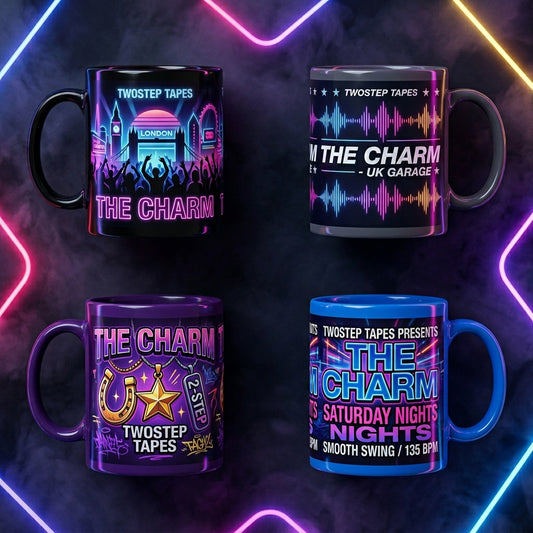 TwoStep Tapes — The Charm Mug — design 1