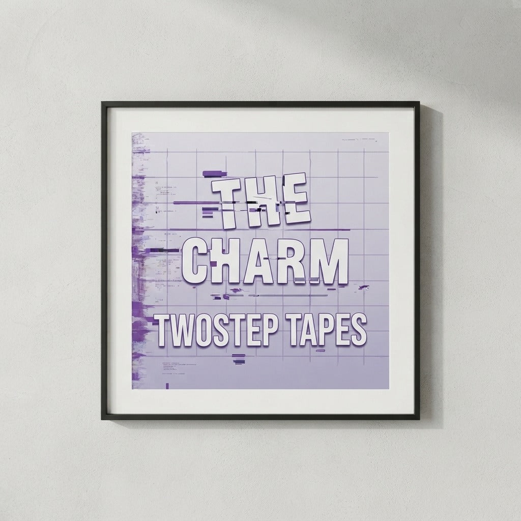 TWOSTEP TAPES — The Charm Poster mockup