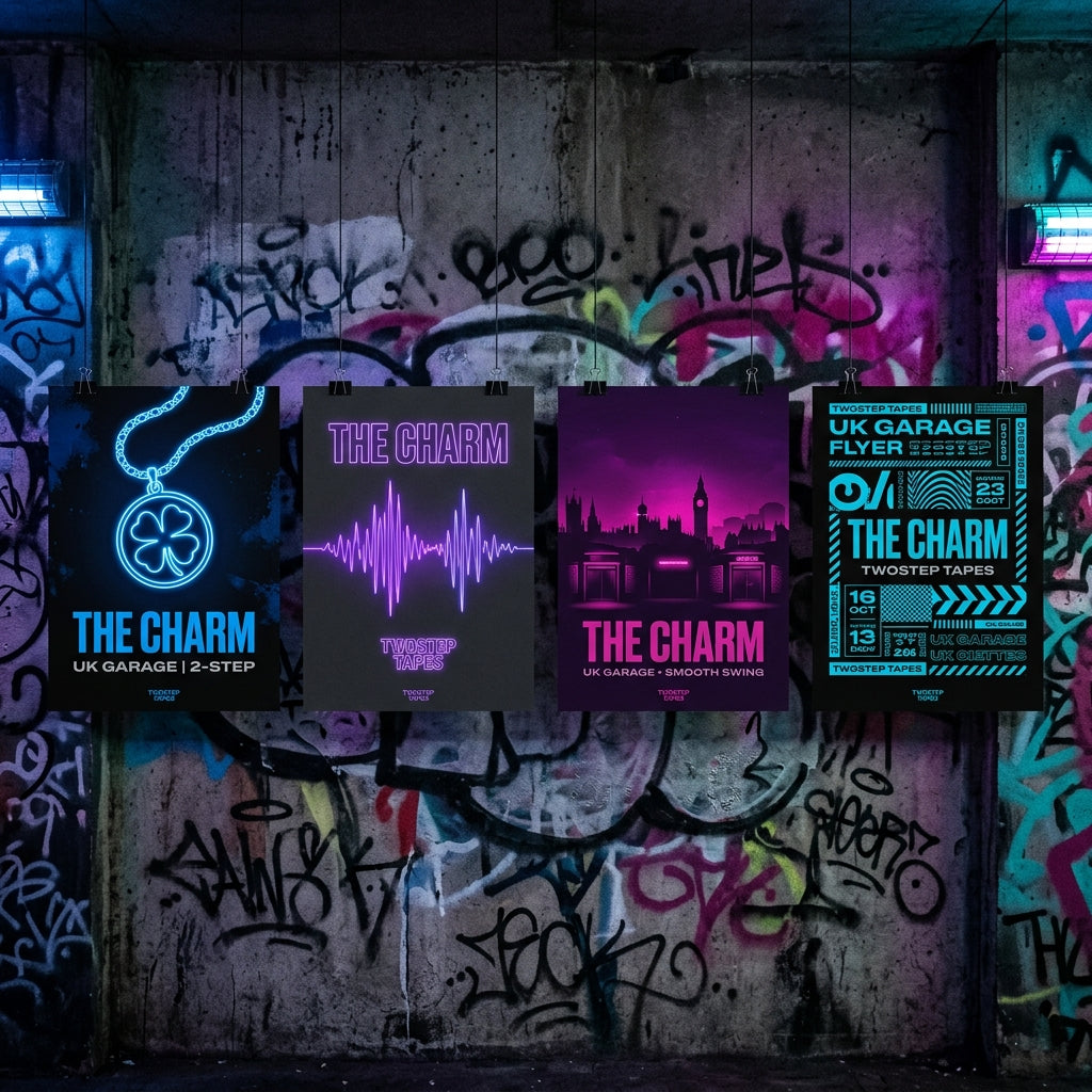 TwoStep Tapes — The Charm Poster — design 1