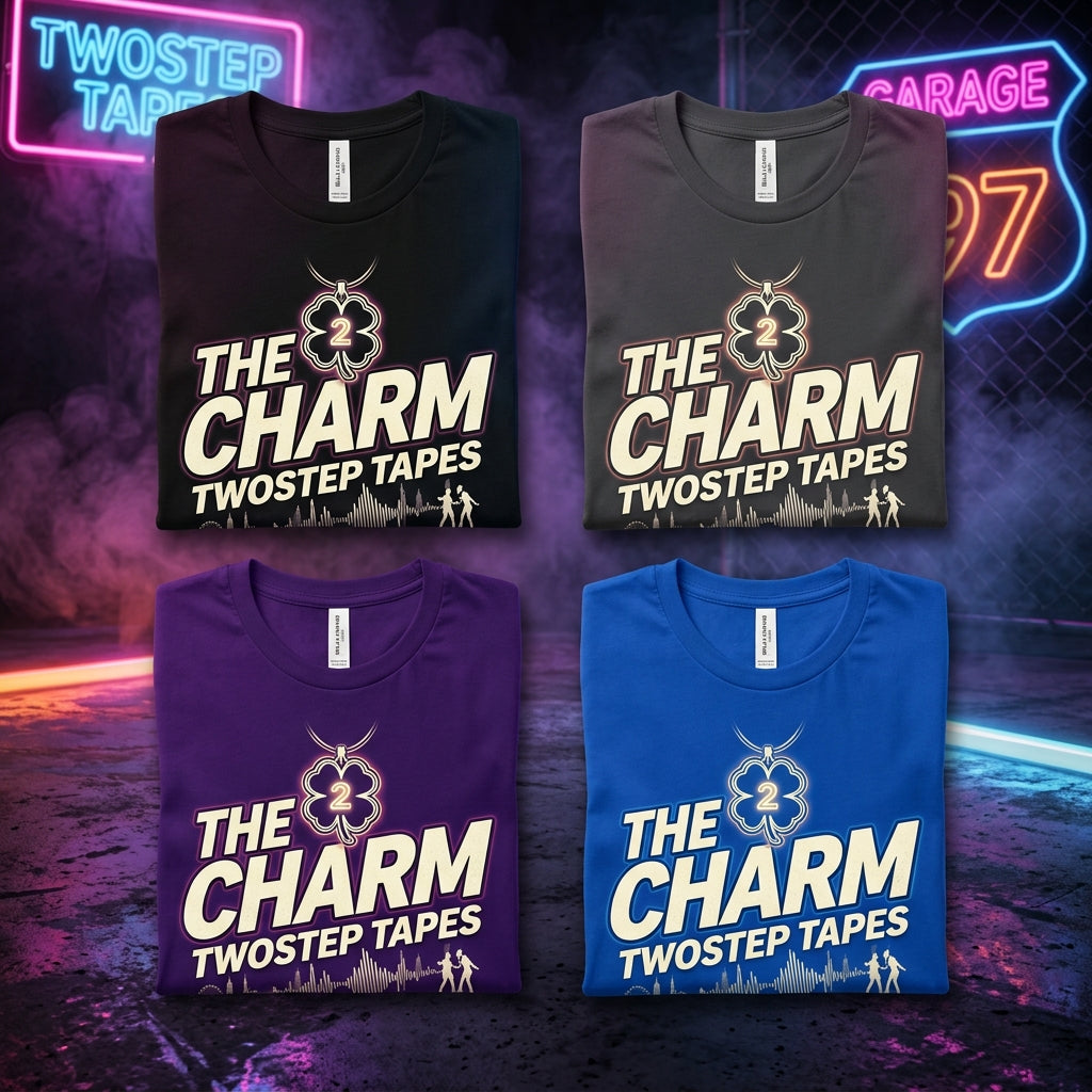 TwoStep Tapes — The Charm Tee — design 1