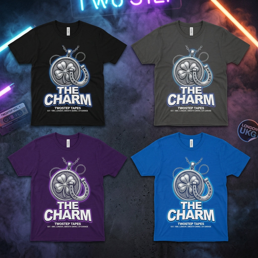 TwoStep Tapes — The Charm Tee — design 2