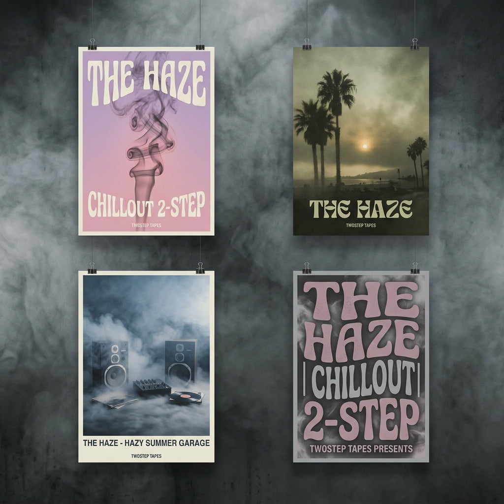 TwoStep Tapes — The Haze Poster — design 1
