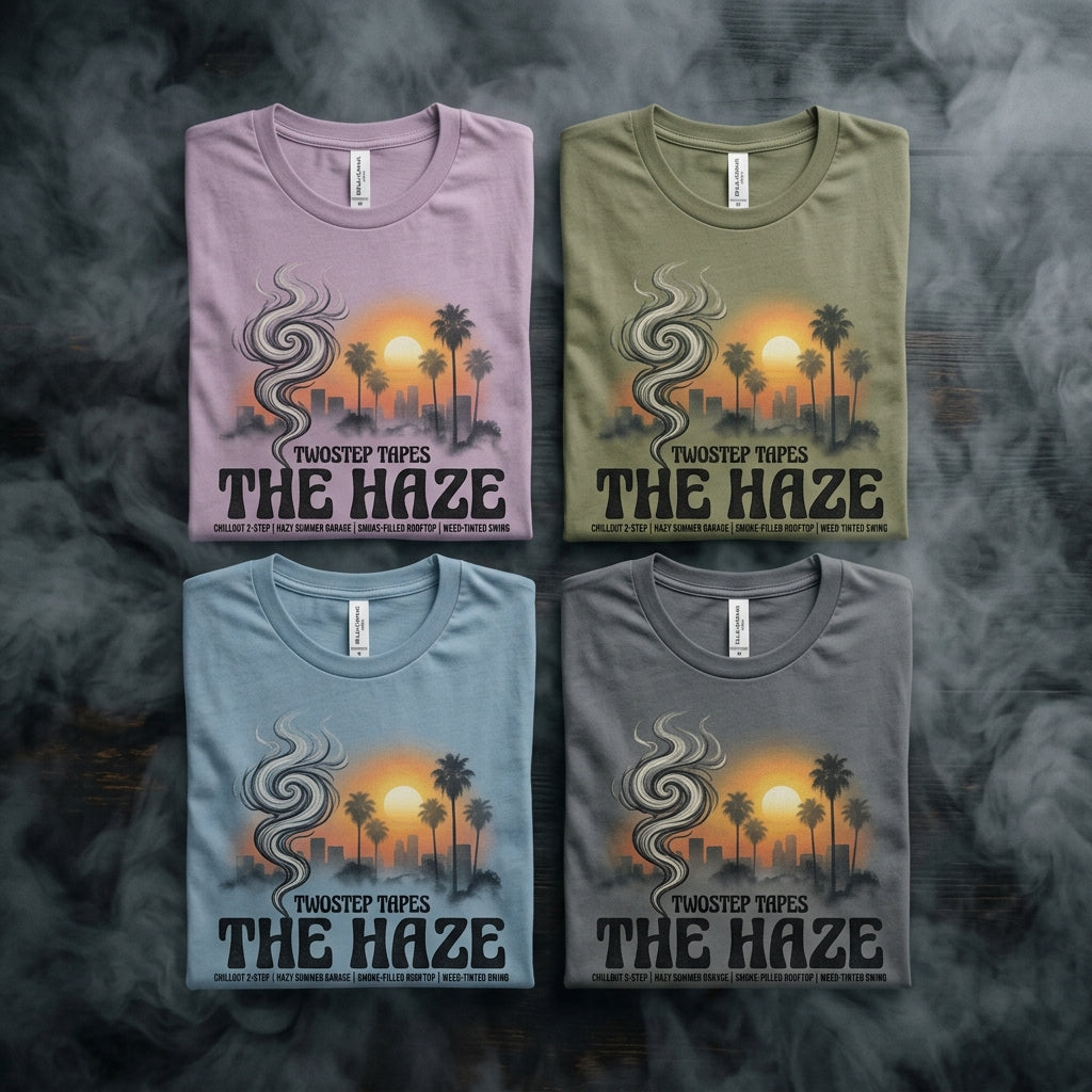 TwoStep Tapes — The Haze Tee — design 1