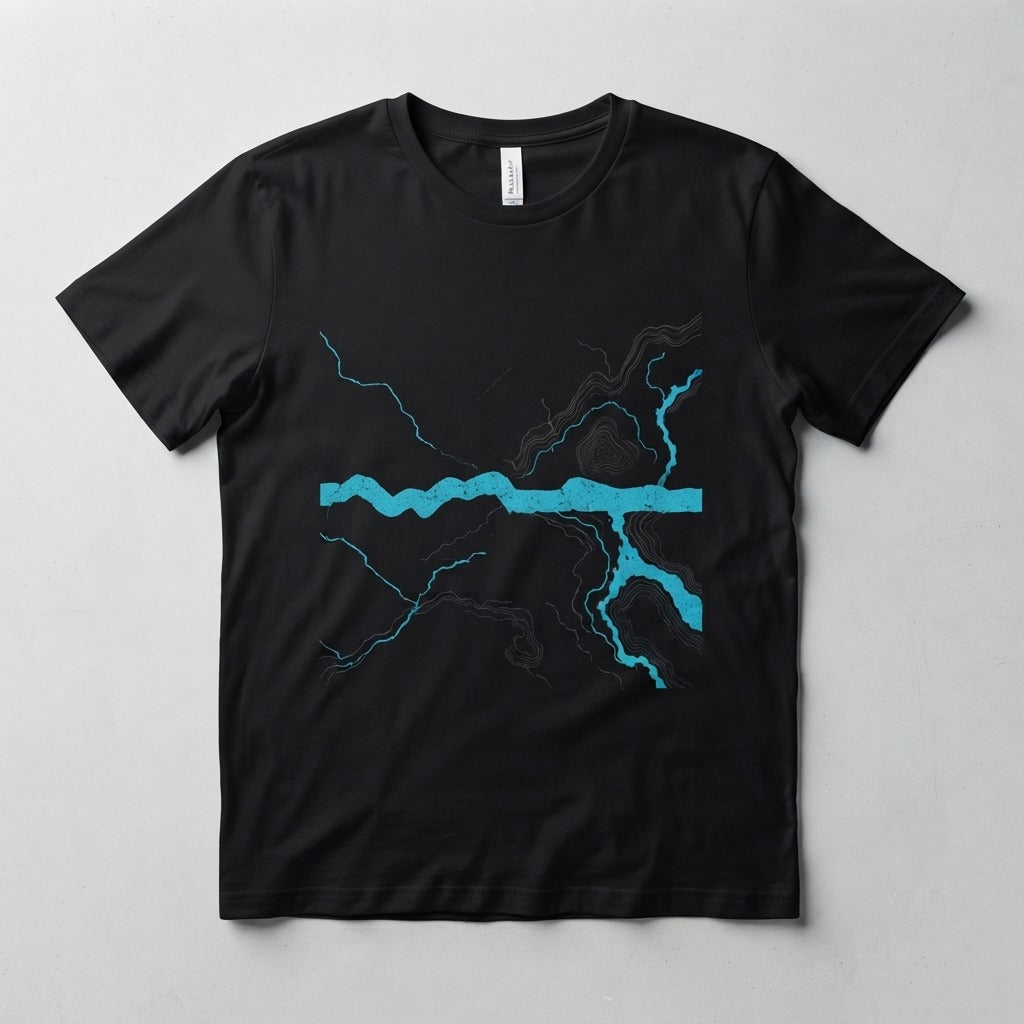 Nobody Answers — The Earth Just Lies Tee — product mockup