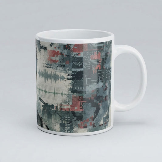 Chilltendo — Shadow Frequency: Codec 140.85 Mug — product mockup