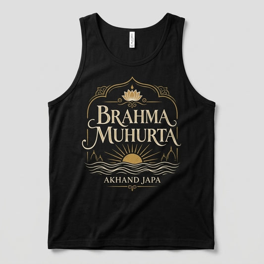 Akhand Japa — Brahma Muhurta Tank — product mockup