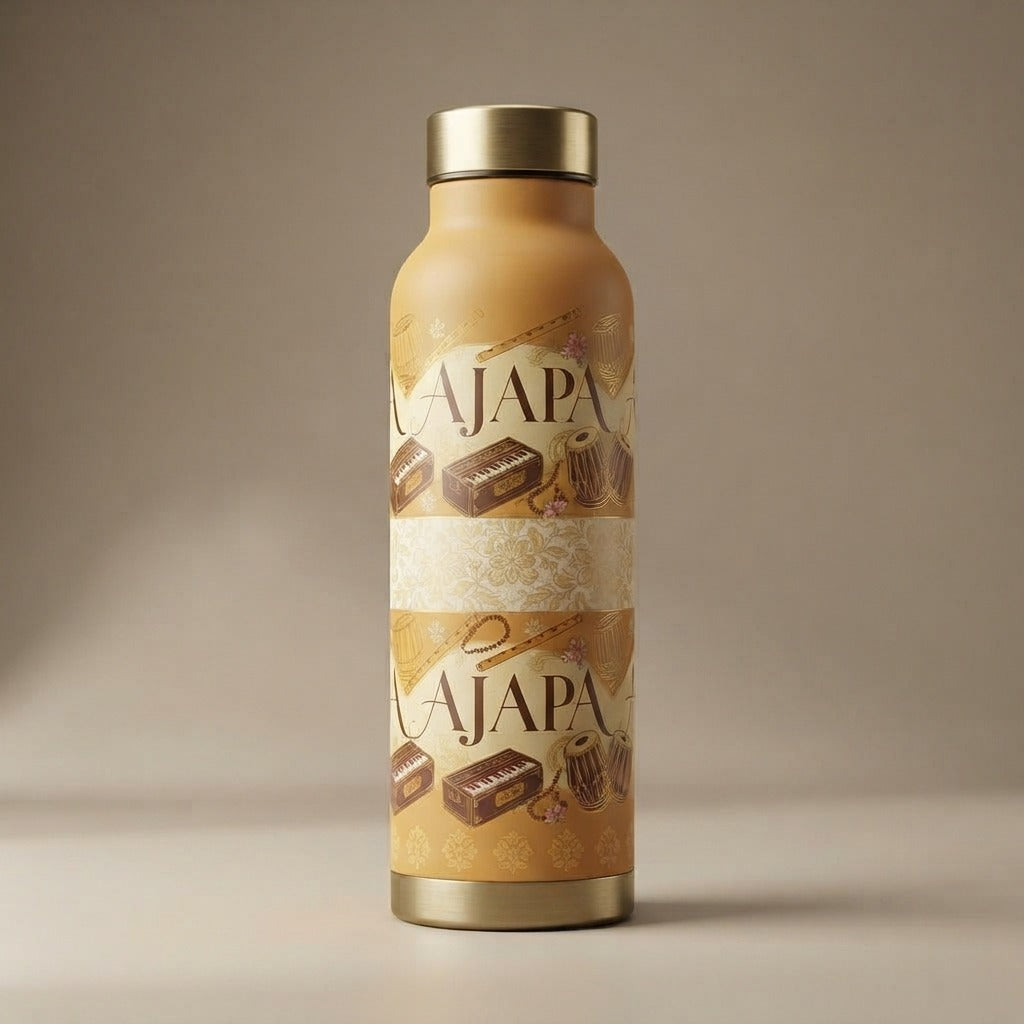 Akhand Japa — Ajapa Sky Water Bottle — product mockup