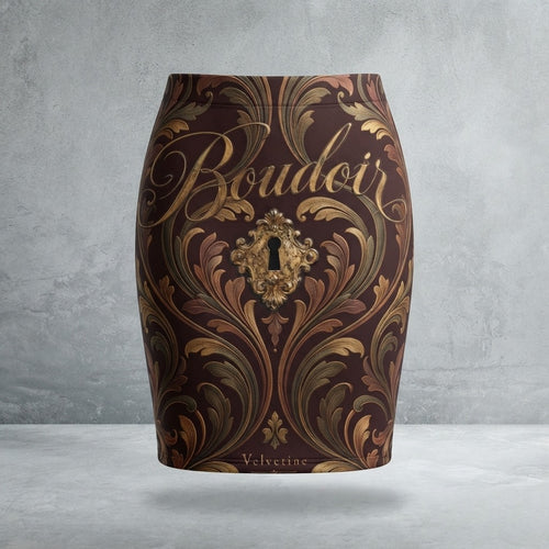 Velvetine — Boudoir Women's Pencil Skirt (AOP)