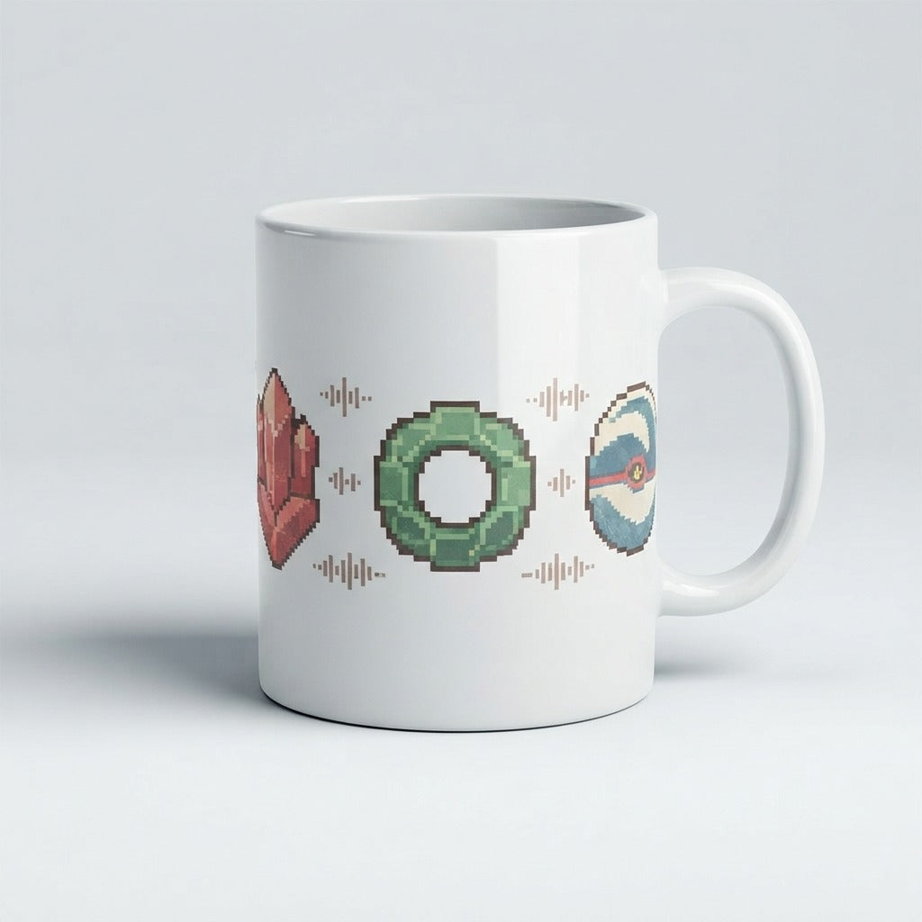 Chilltendo — Emerald Tides: Ruby & Sapphire Dreams Mug — product mockup