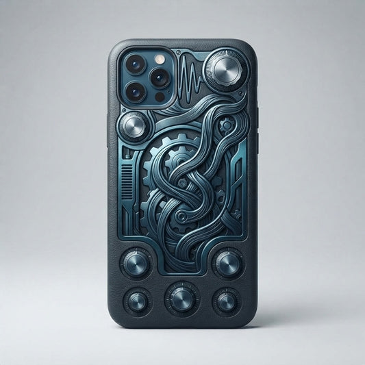 SILK BREAKS — Dubwise PU Leather Phone Cases (Engraving) — product mockup